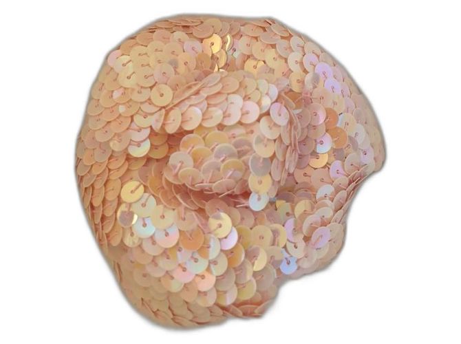 Spilla Camelia Chanel Paillettes Rosa