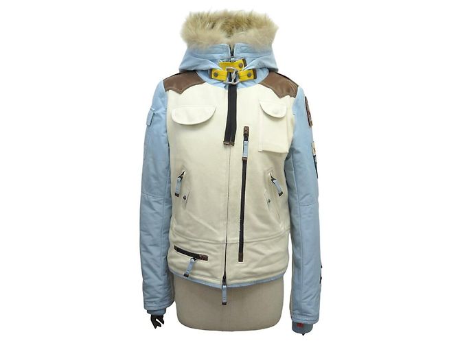PARAJUMPERS JACKET COAT SKI WOOL BLUE 38 M
