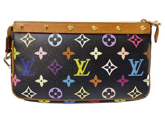 Louis Vuitton Takashi Murakami Multicolor Pochete Multiple colors