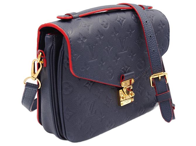 Borsa Louis Vuitton Metis in Pelliccia Blu Navy