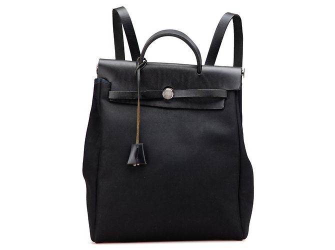 Sac à dos/sac à main Hermès Airbag Ad PM Noir