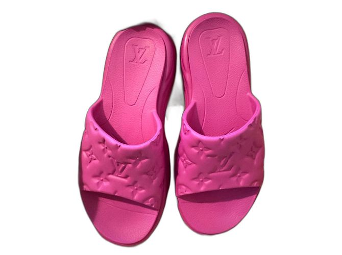 Louis Vuitton Sandali Rosa Plastica