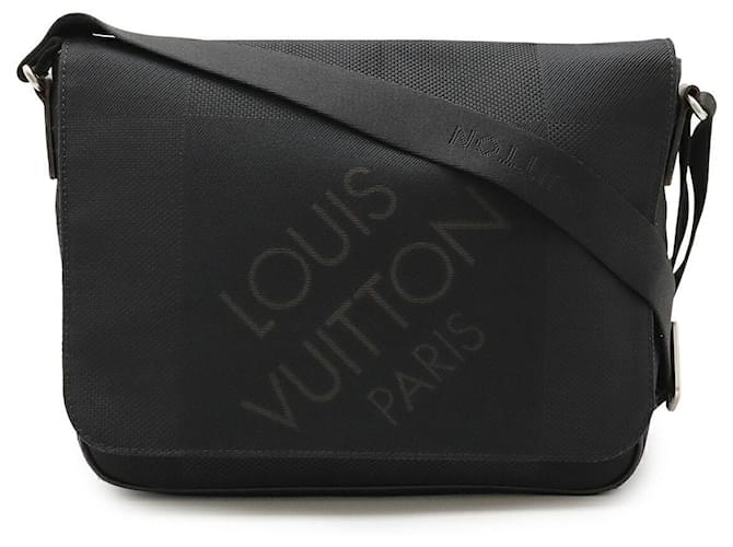 Louis Vuitton Damier Geant Shoulder Bag Black Cloth  ref.2574326