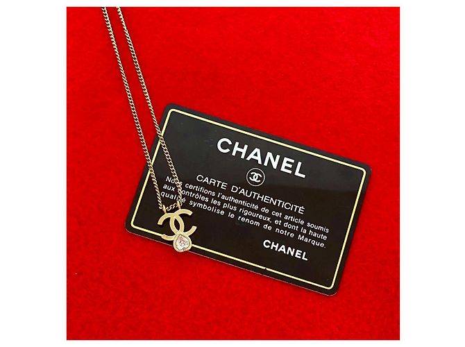 Collier Coco Mark de Chanel Doré Métallisé