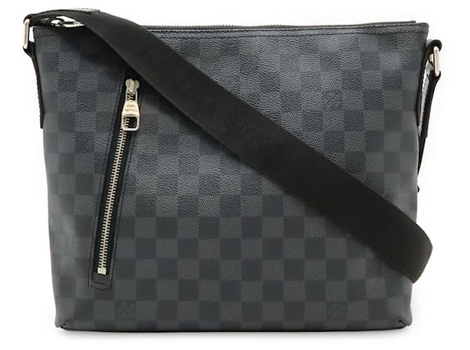 Louis Vuitton Mick PM Damier Graphite Shoulder Bag Black Cloth  ref.2574522