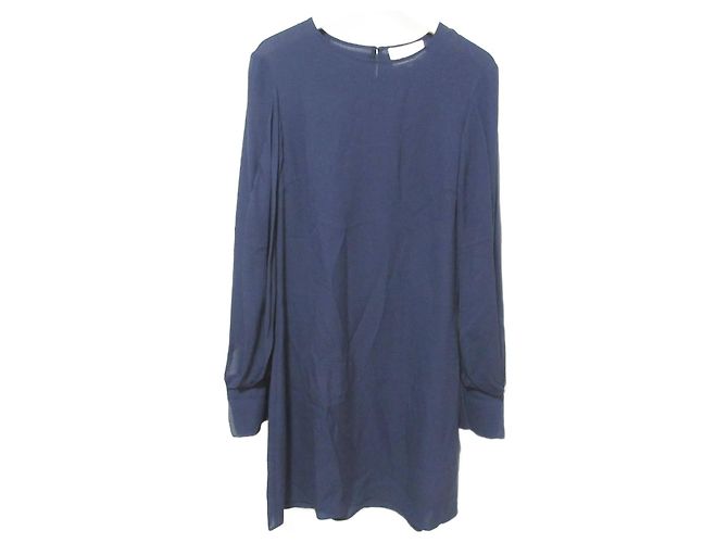 Autre Marque Seidenkleid 3.1 Phillip Lim Blau Marineblau