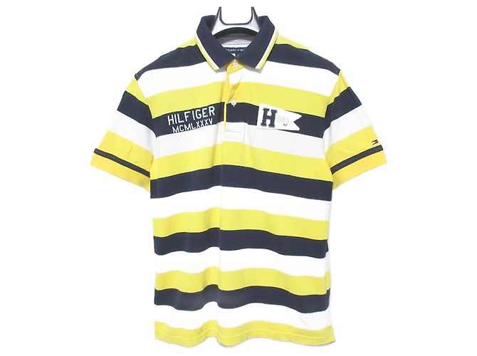 Autre Marque Camisa Polo Tommy Hilfiger Amarillo Azul marino