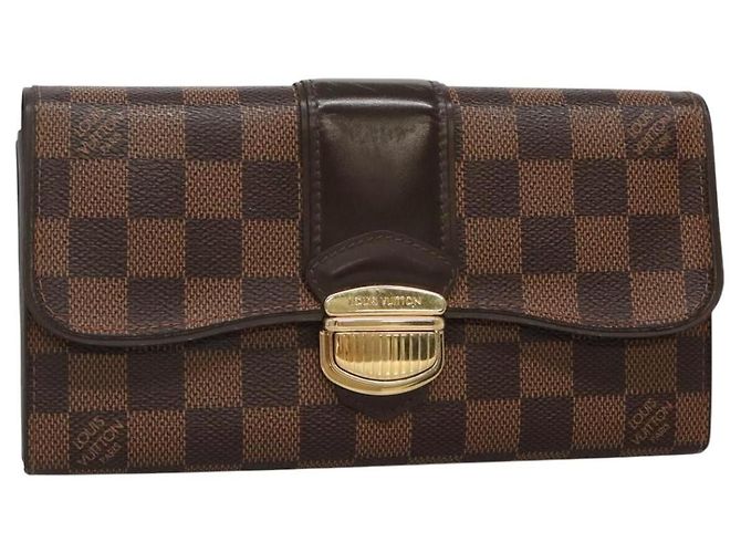Cartera Sistina Damier Louis Vuitton Castaño