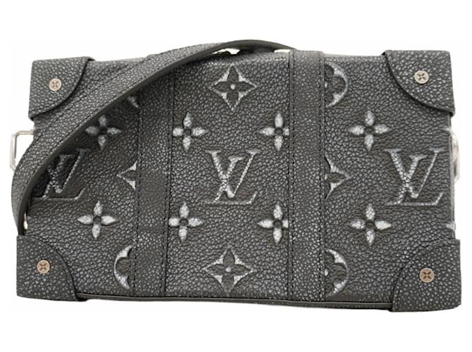 Louis Vuitton Monogram Soft Trunk Wallet Shoulder Bag Black  ref.2575291
