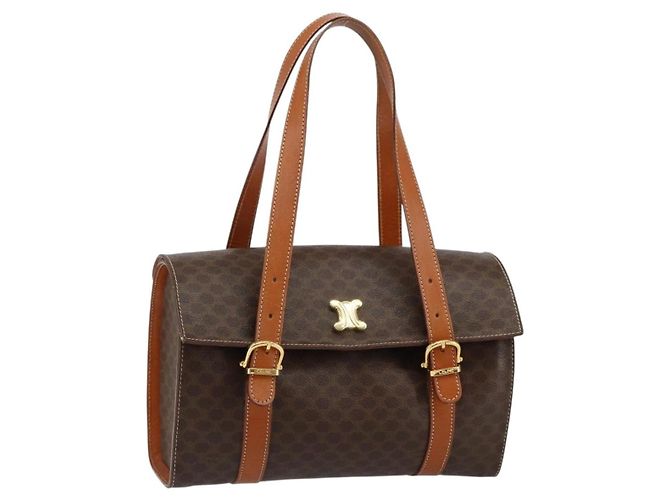Céline Celine Vintage Macadam Macadam Marron