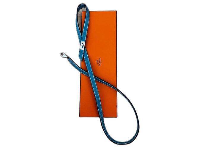 Guinzaglio per cane Hermès Kelly Blu
