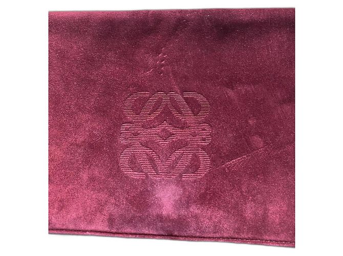 Sac à épaule vintage Loewe Bordeaux