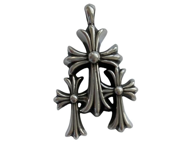 Chrome Hearts Ch Triple Cross Argento