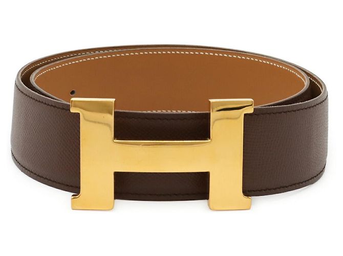 Constance Ledergürtel von Hermès Braun