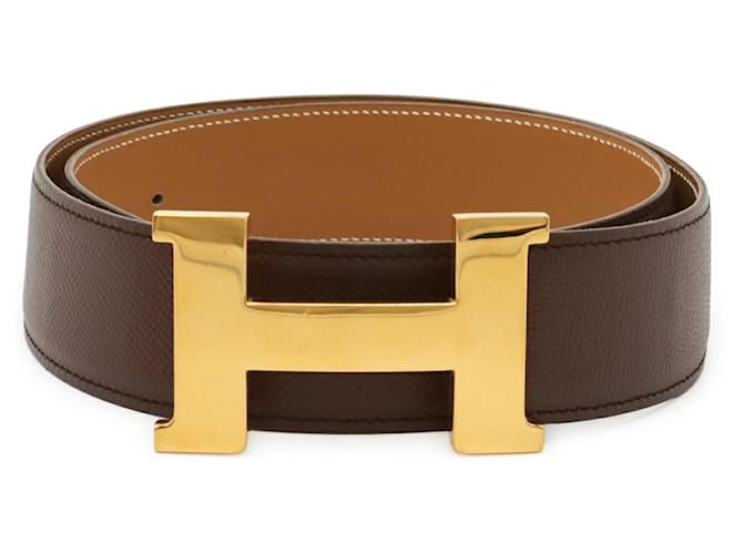 Hermès Hermes Constance Leather Belt Brown  ref.2576074