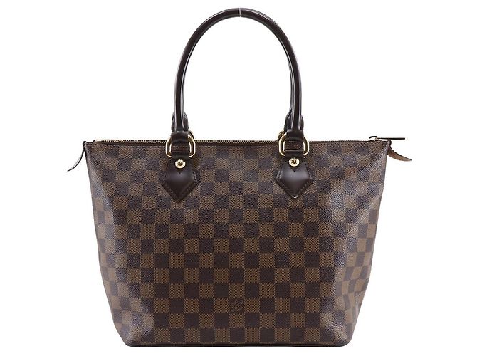 Bolsa de mão Saleya PM Damier Louis Vuitton Marrom
