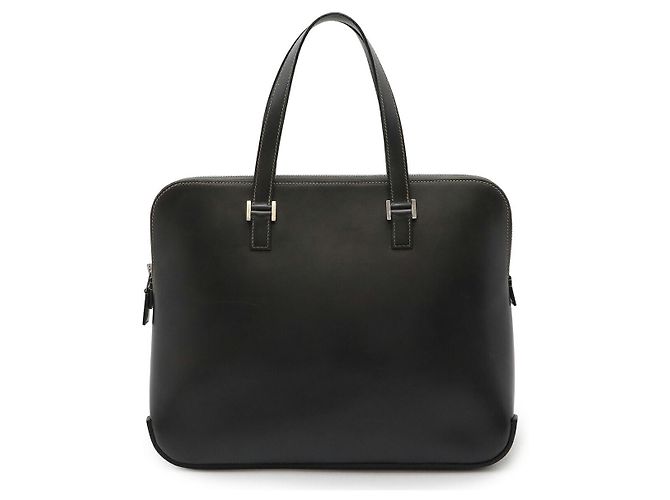 Hermès Escapade Handtasche aus Box-Leder Grau
