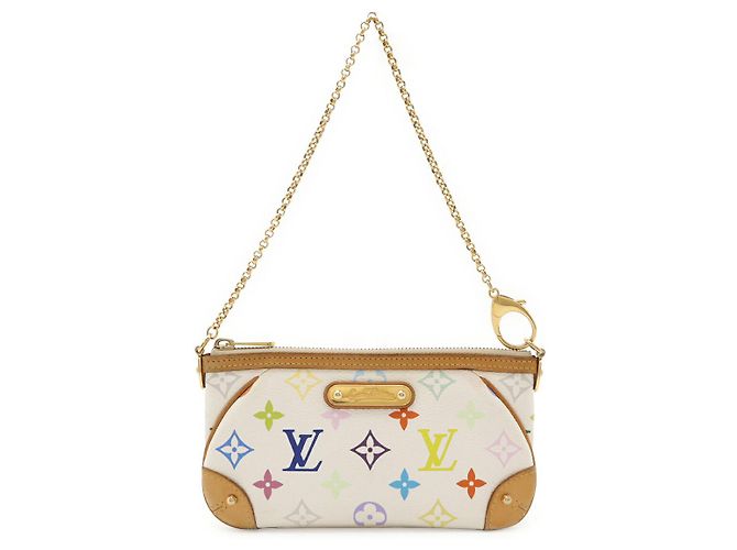 Pochette Mira Monogram Accessoire Louis Vuitton Blanc