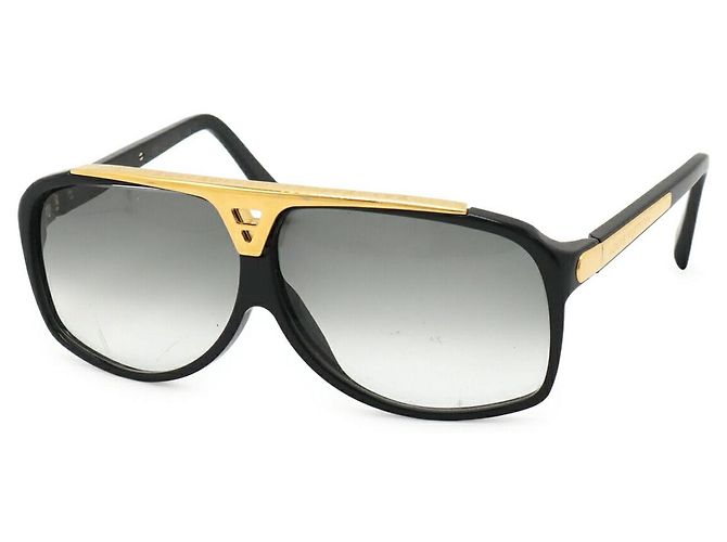 Louis Vuitton Evidence Sonnenbrille Schwarz