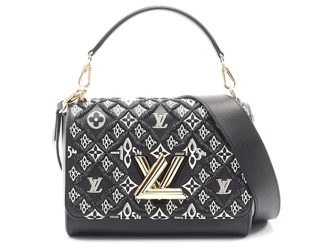 Louis Vuitton Twist MM Since1854 Handbag Grey  ref.2576286