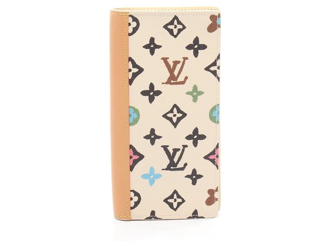 Cartera Bifold Long Brazza NM de Louis Vuitton Multicolor Crudo