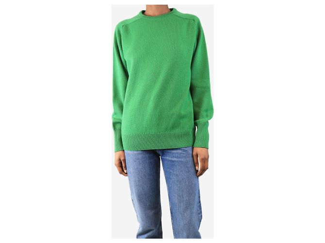 Crimson Grüner Kaschmirpullover - Größe XS