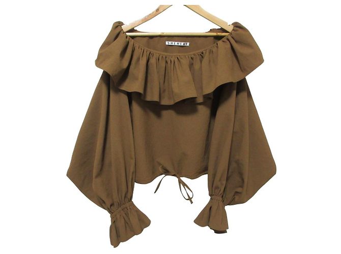 Autre Marque Amundsen Rüschbluse SHENERY Braun