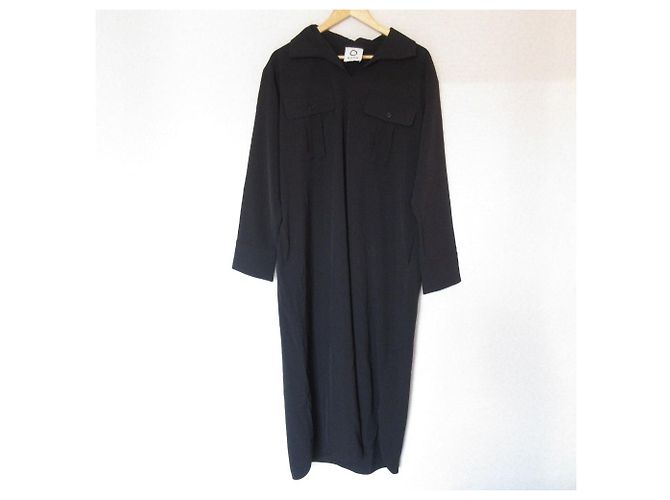 Autre Marque Vestido Drape Stretch MARW UNITED ARROWS Negro