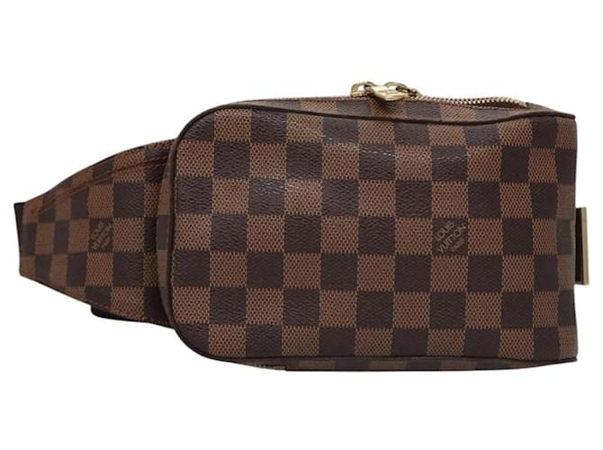 Louis Vuitton Geronimos Waist Bag Damier Brown Cloth  ref.2576934