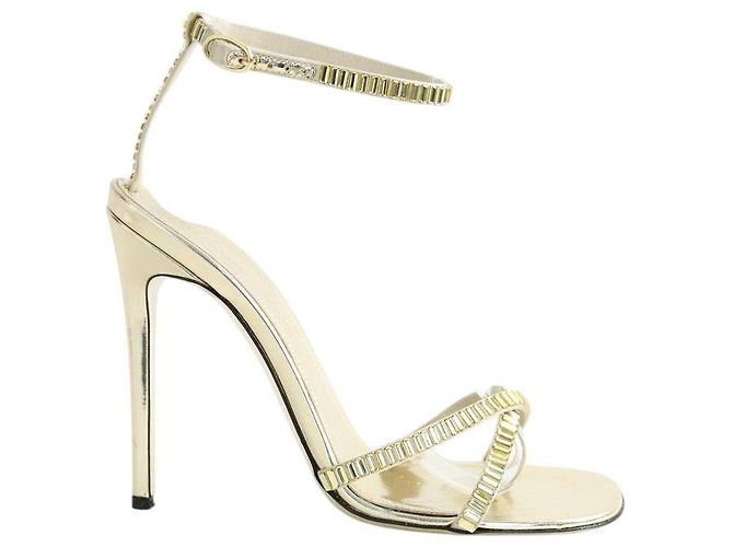 Victoria Beckham Gold leather heels