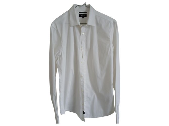Autre Marque Camicia Slim Fit in Cotone Bianca M Bianco