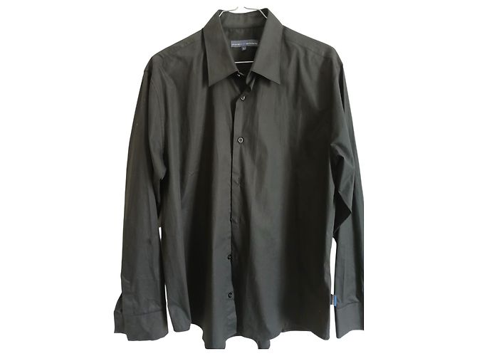 Autre Marque Camicia Chevignon Nera in Cotone e Lycra L Nero