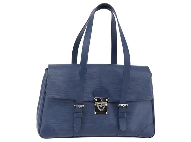 Bolso Segur de cuero Epi MM Louis Vuitton Azul