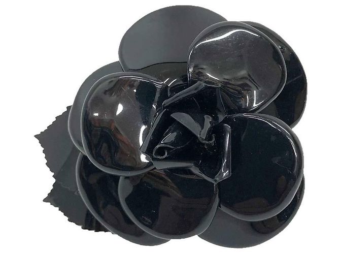 Spilla Camelia Corsage CHANEL Nero