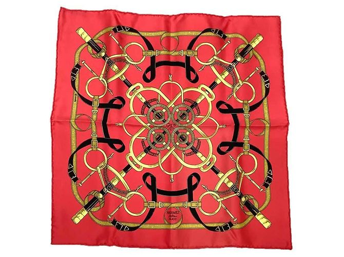 Bufanda Gavroche Carré 45 Hermès Roja
