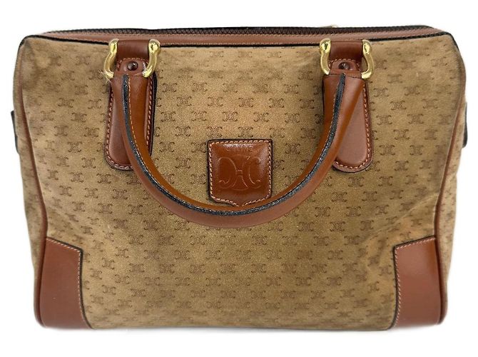 Céline Sac Celine en daim / cuir marron299