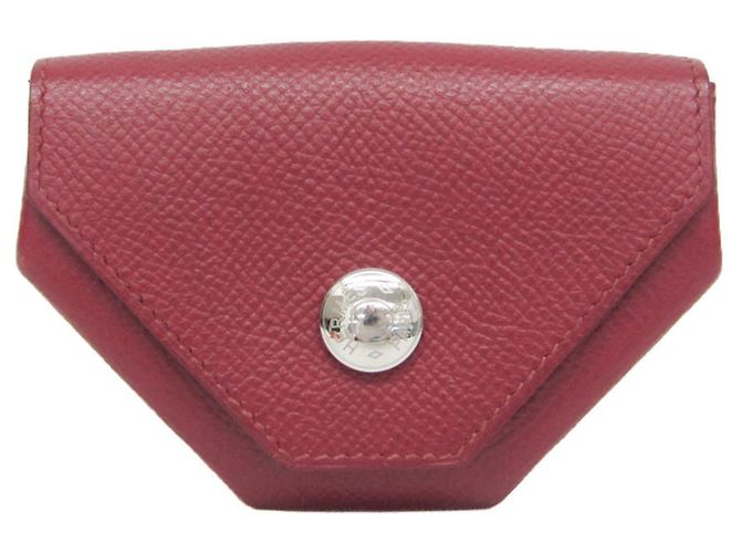 Hermès Hermes LE 24 Partition Coin Purse Red