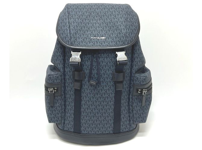 Michael Kors MK Logo Backpack Navy blue