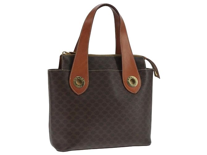Céline Sac à main Celine Macadam Macadam en cuir Marron