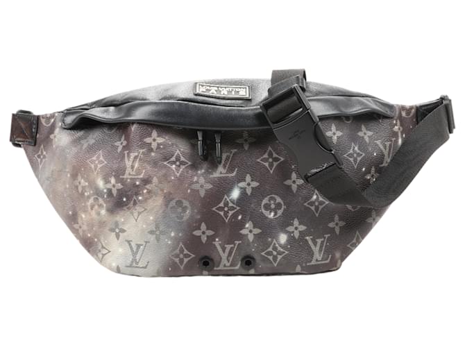 Louis Vuitton Monogram Canvas Galaxy Discovery Bumbag Crossbody Bag M44444 Grey Leather  ref.2580141