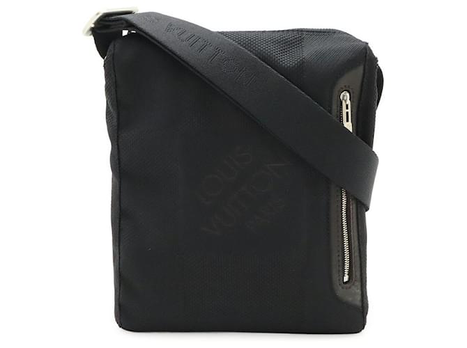 Louis Vuitton Citadan PM Damier Geant Shoulder Bag Black Cloth  ref.2580680