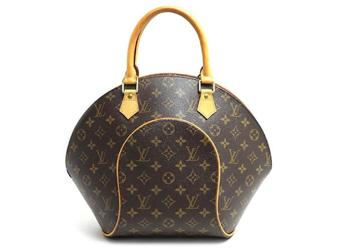 Louis Vuitton Ellipse MM Monogram Handbag Brown Cloth  ref.2581175