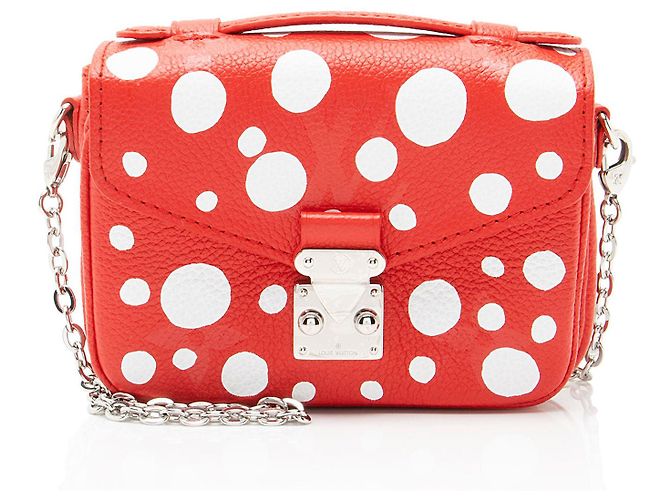 Pochette Metis Micro en Empreinte Monogram Géant Infini à Dots Louis Vuitton x YK Rouge