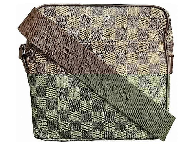 Louis Vuitton Olav PM Damier Shoulder Bag Brown Cloth  ref.2581612