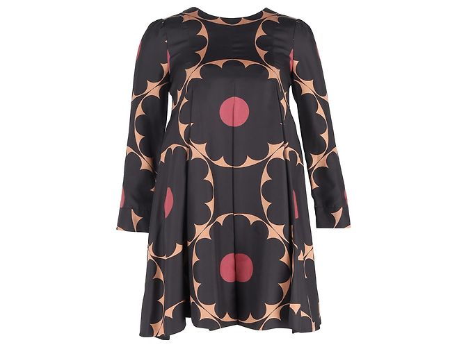 Abito Mini con Stampa Floreale Retro Marc By Marc Jacobs in Seta Multicolore