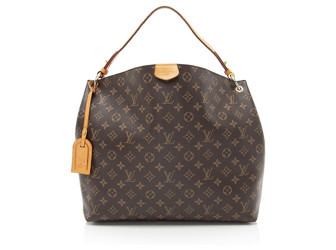 Hobo-Tasche Graceful MM aus Monogramm-Canvas von Louis Vuitton Braun