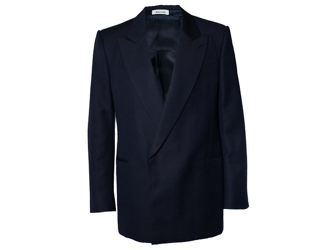 Blaues Blazerjacke von Alexander McQueen