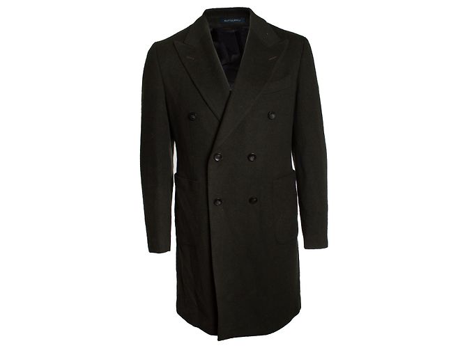 Autre Marque Suitsupply, Lavello Mantel aus Kamelhaar Grün