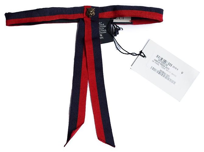 Gucci, lazo de tigre Karal Roja Azul