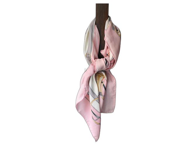 Céline pink silk square